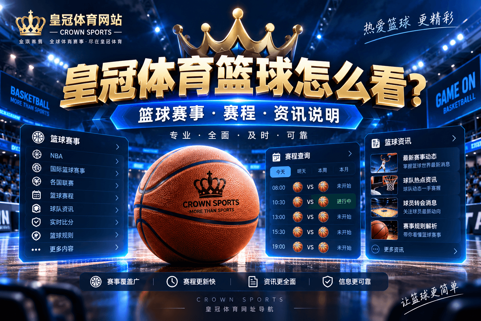 皇冠体育篮球怎么看?赛事内容、赛程与篮球资讯说明 皇冠体育篮球怎么看?赛事内容、赛程与篮球资讯说明